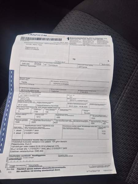 Toyota Avensis Hausjärvi – foto 7