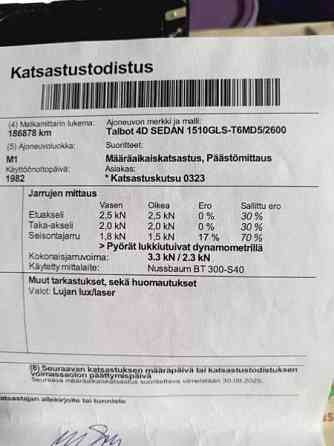 Talbot 1510 Helsinki