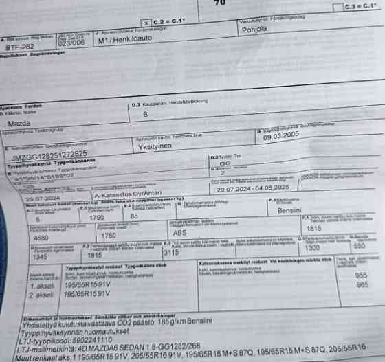 Mazda 6 Peräseinäjoki