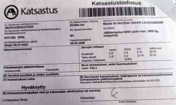 Mazda 6 Peräseinäjoki