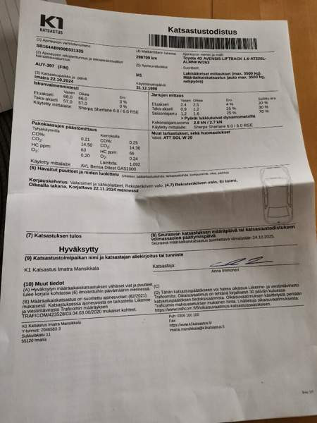 Toyota Avensis Imatra - valokuva 4