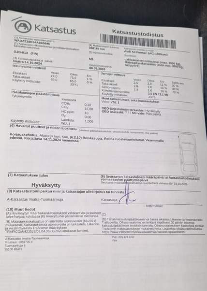 Audi A4 Imatra - valokuva 3