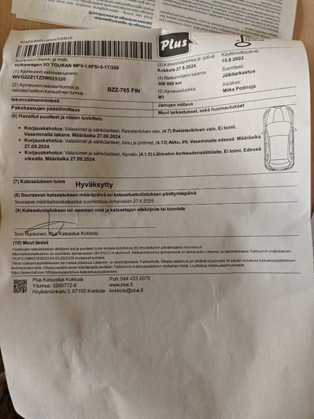 Volkswagen Touran Коккола - изображение 7