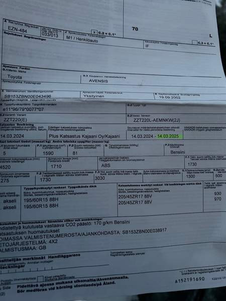 Toyota Avensis Hyrynsalmi - изображение 8