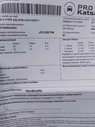 Jaguar X-type Siilinjärvi