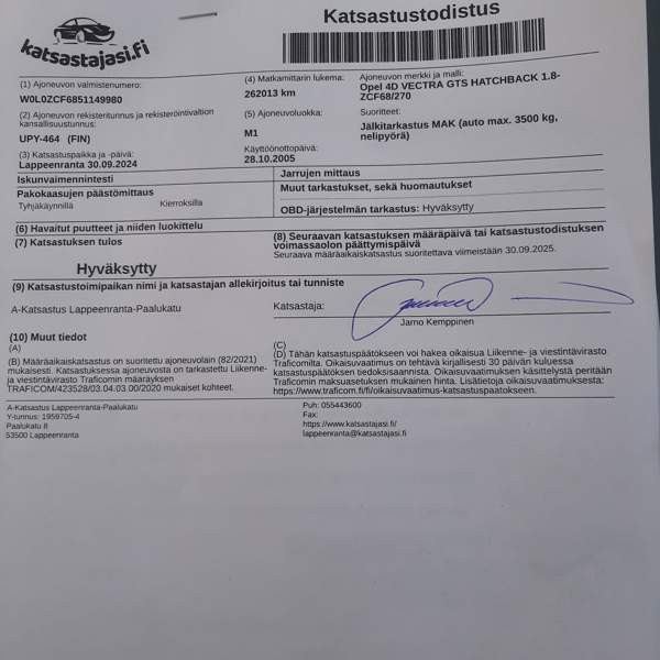 Opel Vectra Lappeenranta - valokuva 7