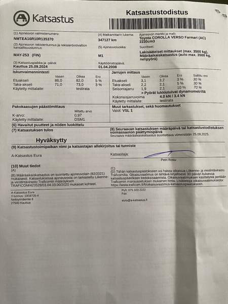 Toyota Corolla Verso Säkylä - valokuva 8