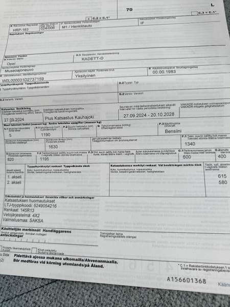 Opel Kadett Teuva - изображение 5