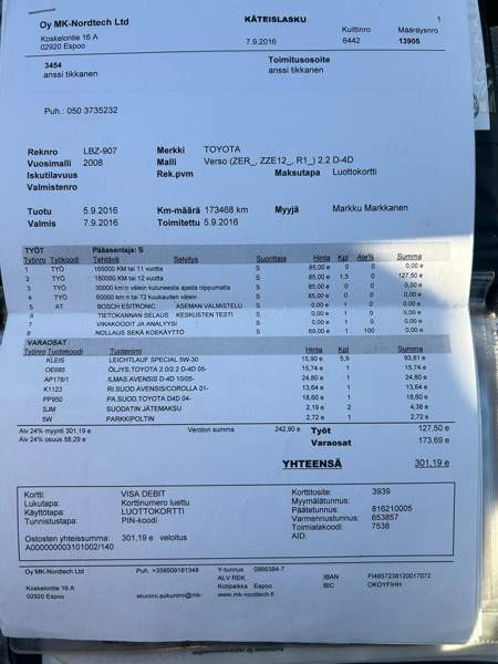 Toyota Corolla Verso Turtkul - valokuva 6