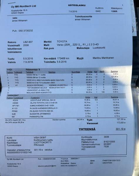 Toyota Corolla Verso Turtkul - valokuva 7