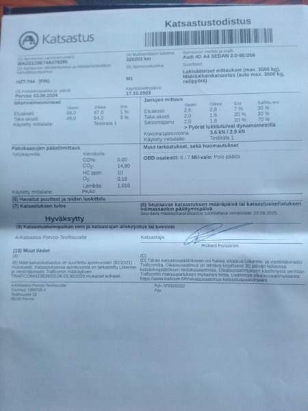 Audi A4 Порвоо - изображение 4