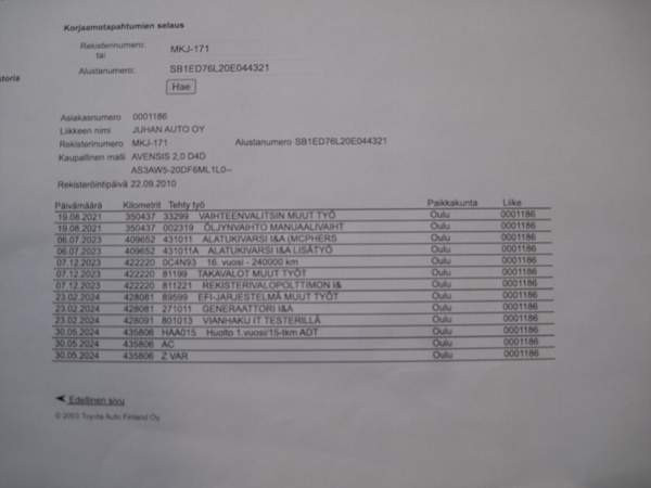 Toyota Avensis Oulu - photo 8