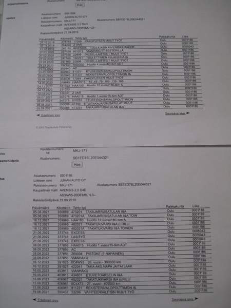 Toyota Avensis Oulu - photo 7