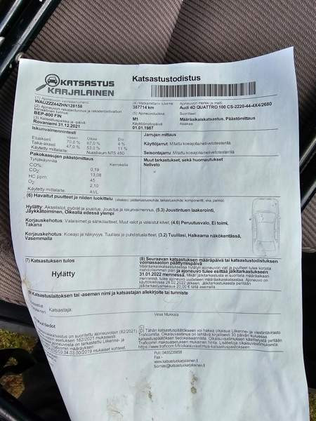 Audi 100 Rovaniemi - valokuva 8