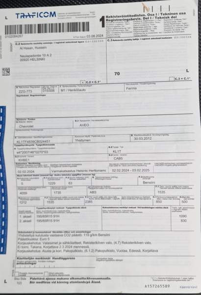 Chevrolet Aveo Espoo - photo 3