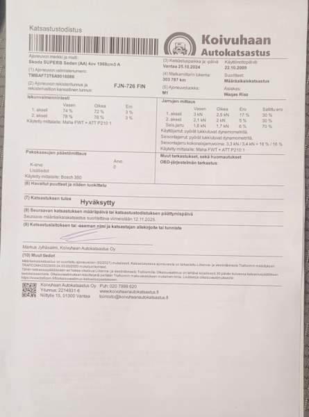 Skoda Superb Vantaa – foto 8