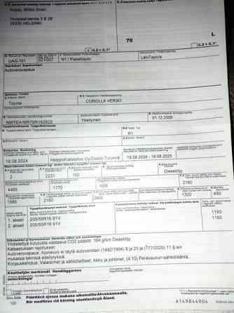 Toyota Corolla Verso Helsinki