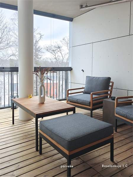 3h, avok, s, kph, khh, vh, lasitettu parveke  Helsinki - изображение 8