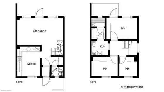 4h + k + s + p, piha, varasto  Helsinki