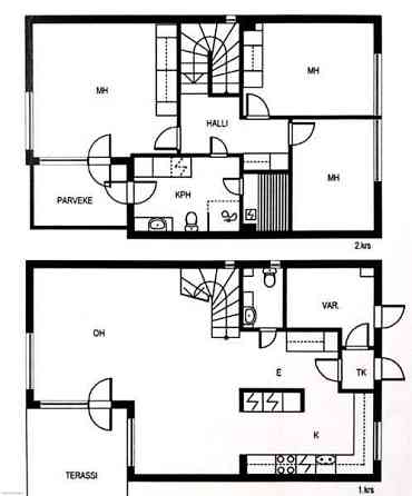 4h + k + kph + s + wc + lämmin varasto  Espoo