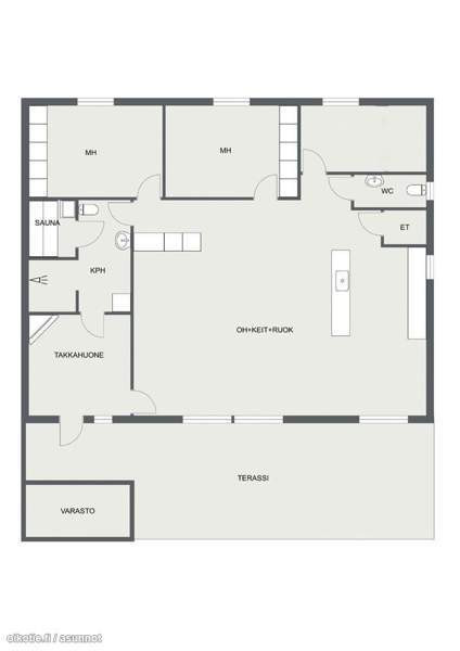 5h + k + s + 2wc + var + kellari  Helsinki – foto 7