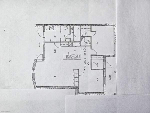 3h, k, khh, kph, s, wc, terassi, autotalli, ulkova  Hollola - valokuva 3