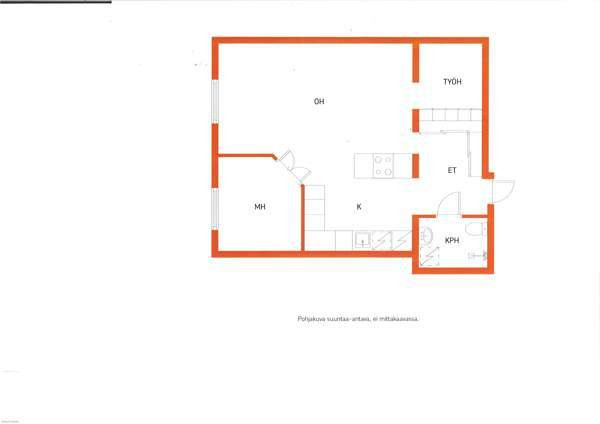 2h + keittiö + alkovi + kylpyhuone  Helsinki - photo 2