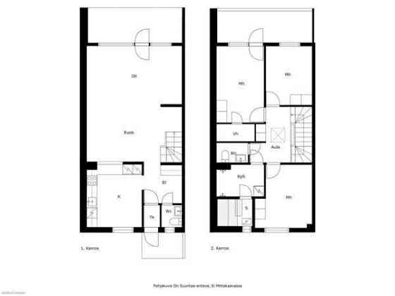 4h, k, kph, s, 2 wc, parveke (yj. 4h+k+s)  Espoo