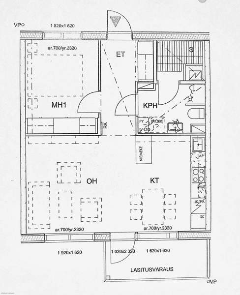 2h, avok, kph, sauna, las.parveke, autokatos (yj.  Espoo - valokuva 2