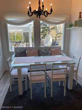 Olohuone, 2 makuuhuonetta, keittiö, ruokailutila,  Hartola