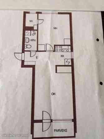 2h + kk + kph+ lasitettu parveke  Глебычево