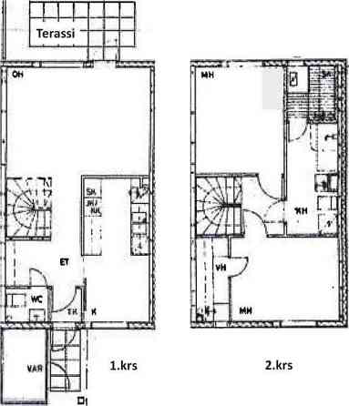 3h + k + vh + kph + s + wc + var  Kirkkonummi