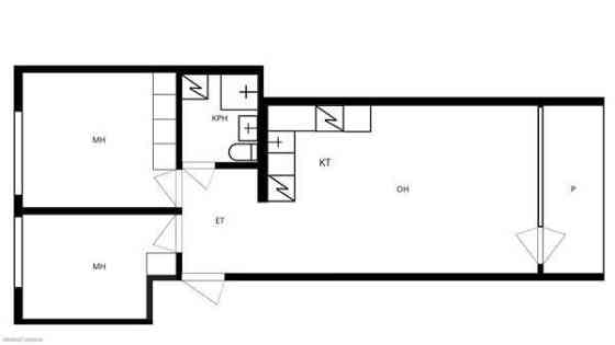 3h, avok., kph, lasit. parv. (yj: 2h+k)  Helsinki