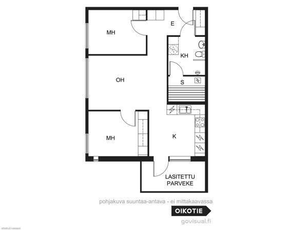 3h + k + s + p  Jyväskylä - valokuva 1