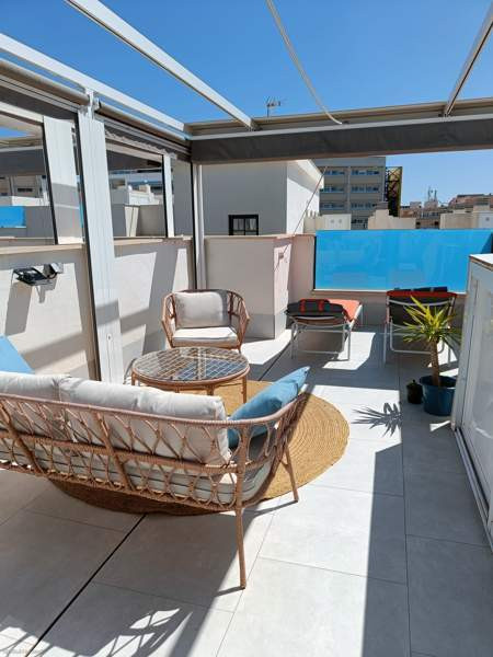 2mh + oh +avokeittö + wc/suihku + kattoterassi + p  Торревьеха - изображение 4