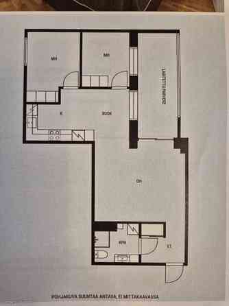 3h+kt+kph+lasitettu parveke  Helsinki