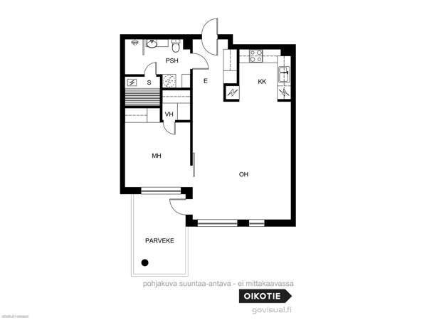 2h + kk + s + p  Helsinki - valokuva 3