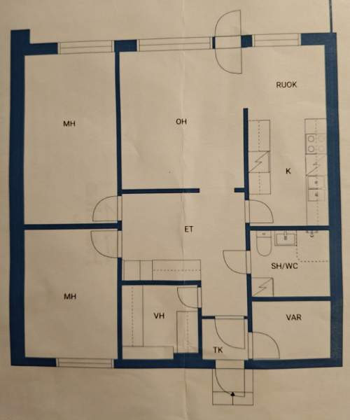 3h, k, kph, et, vh, varasto  Muurame – foto 1