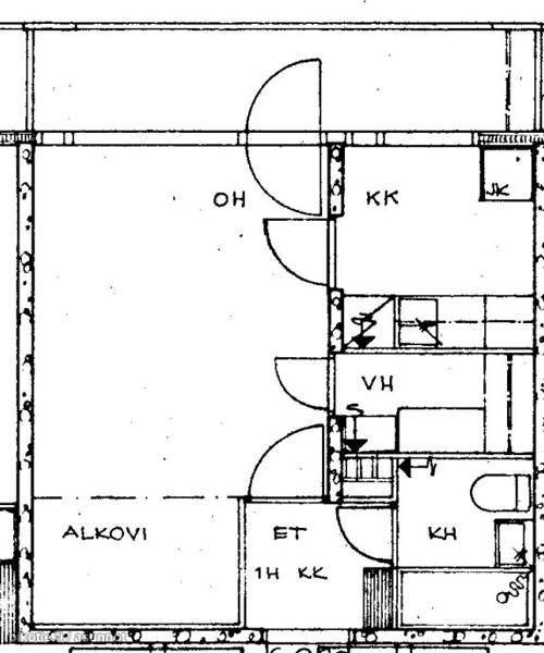 1h + kk + p  Hyvinkää - valokuva 8