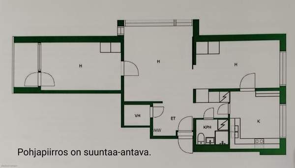 3h + k + et + vh + kph + p  Helsinki - valokuva 4