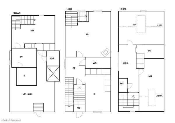 oh + 3mh + k + 2wc + s + kylmä kellari  Turtkul - valokuva 3