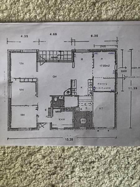 3mh, K+RT, OH, 2 WC, KHH, KH, S, AUTOTALLI.  Jyväskylä - valokuva 2