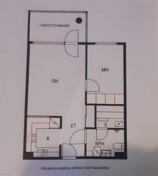 2h + kk + s + p  Helsinki - valokuva 2