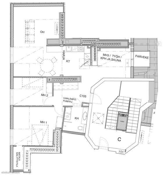 3h + kt + + oh-alkovi + kph  Helsinki – foto 5