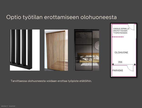 2h + p+vh+parveke  Oulu - valokuva 8