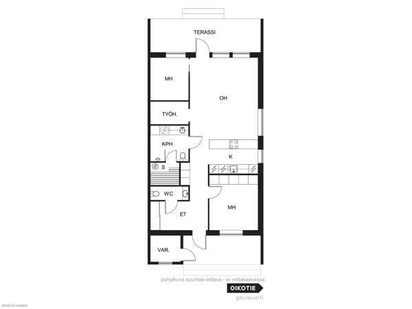 3h+k+s+khh+wc+varasto  Луга - изображение 2