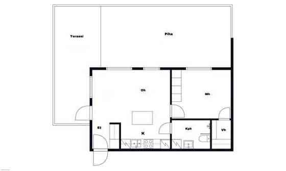 2h + avok + kph + vh + terassipiha  Vantaa