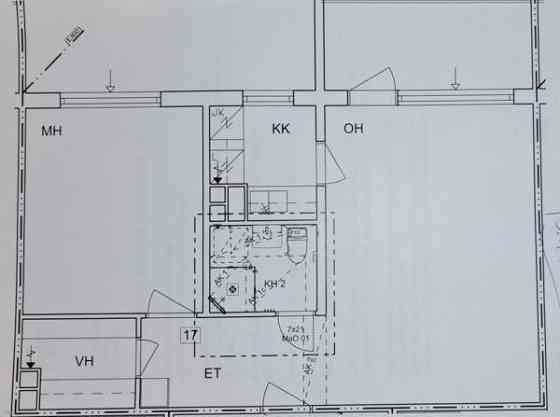 2h + kk + kph + vh + lasitettu parveke  Vantaa