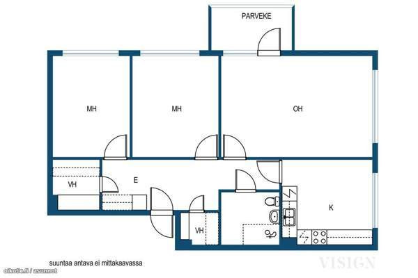 3h + k + kph/wc + 2 x vh + p  Turtkul - valokuva 1