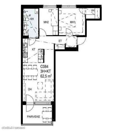 3h + kt + vh + las. p  Vantaa